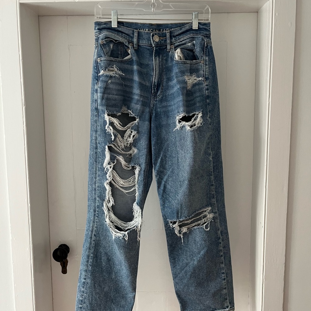 American Eagle, Highest Rise 90s Boyfriend, size 6, regular, barely worn